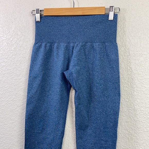 NVGTN Slate Blue Contour Seamless Leggings Small - Picture 3 of 10